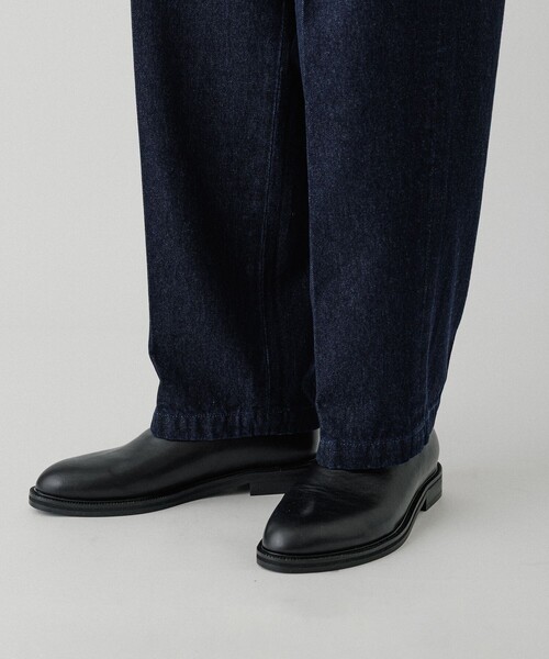 ADAM ET ROPE'（アダムエロペ）の「ワイド イージー デニムパンツ / ADAM ET ROPE' JEANS -GRID-（デニムパンツ・メンズ・ネイビー/ブラック系その他・M/L）」の9枚目の写真