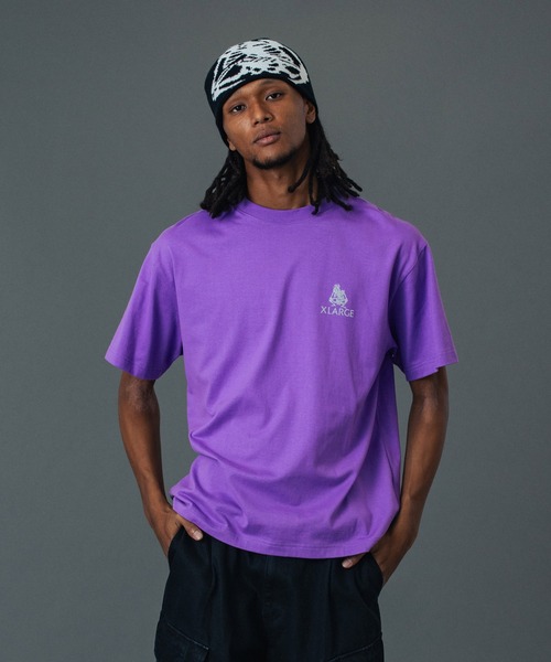 XLARGE（エクストララージ）の「FOSSIL S/S TEE（Tシャツ/カットソー・メンズ・ブラック/ホワイト/パープル・S/M/L/XL）」の4枚目の写真