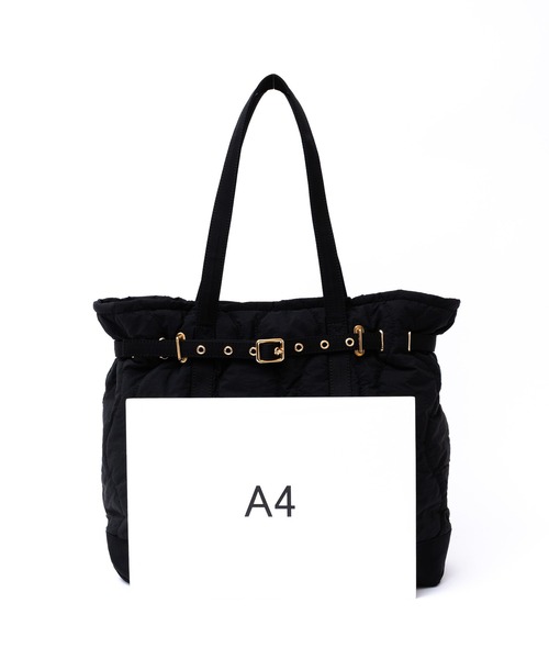 VitaFelice(ヴィータフェリーチェ)の「ベルトデザインキルティングトートバッグ(トートバッグ・レディース・グレー/ブラウン/ブラック・FREE)」の18枚目の写真