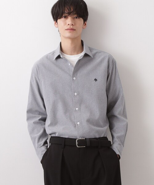 THE SHOP TK (ザ ショップ ティーケー )の「【POLO BCS 別注】 アソート長袖シャツ ストライプ/グレー/デニム(シャツ/ブラウス・メンズ・ブルー系7/ブルー系その他/グレー・03/02/04)」の2枚目の写真