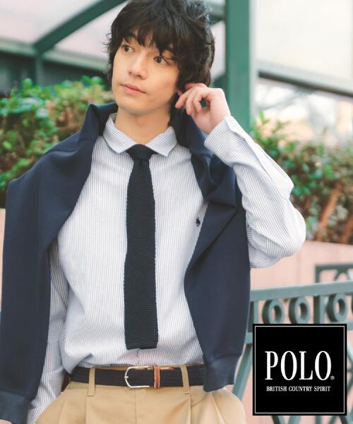 THE SHOP TK (ザ ショップ ティーケー )の「【POLO BCS 別注】 アソート長袖シャツ ストライプ/グレー/デニム(シャツ/ブラウス・メンズ・ブルー系7/ブルー系その他/グレー・03/02/04)」の5枚目の写真