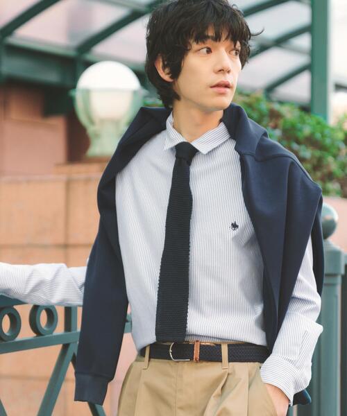 THE SHOP TK (ザ ショップ ティーケー )の「【POLO BCS 別注】 アソート長袖シャツ ストライプ/グレー/デニム(シャツ/ブラウス・メンズ・ブルー系7/ブルー系その他/グレー・03/02/04)」の10枚目の写真