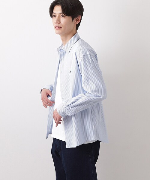 THE SHOP TK (ザ ショップ ティーケー )の「【POLO BCS 別注】 アソート長袖シャツ ストライプ/グレー/デニム(シャツ/ブラウス・メンズ・ブルー系7/ブルー系その他/グレー・03/02/04)」の20枚目の写真