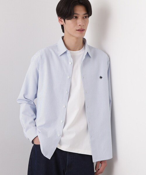 THE SHOP TK (ザ ショップ ティーケー )の「【POLO BCS 別注】 アソート長袖シャツ ストライプ/グレー/デニム(シャツ/ブラウス・メンズ・ブルー系7/ブルー系その他/グレー・03/02/04)」の21枚目の写真