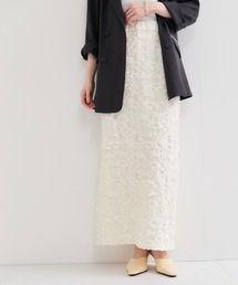 LE CERCLE par rope'（ルセルクルパーロペ）の「ポコポコIラインスカート（スカート）」