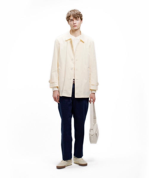 LACOSTE（ラコステ）の「パッカブルナイロンステンカラーコート（ステンカラーコート・メンズ・ダークアッシュ/オフホワイト・46/48/50/52）」の7枚目の写真