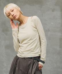 paradigm | 【paradigm】シアーコットン2ピースレイヤードセットL/S(Tシャツ/カットソー)