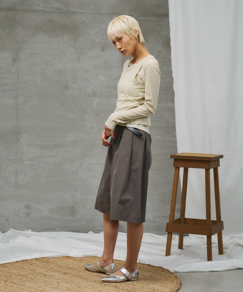 paradigm（パラダイム）の「【paradigm】シアーコットン2ピースレイヤードセットL/S（Tシャツ/カットソー・レディース・チャコールグレー/ブラック/グリーン系その他/ピンク/ホワイト・MEDIUM/SMALL）」の14枚目の写真