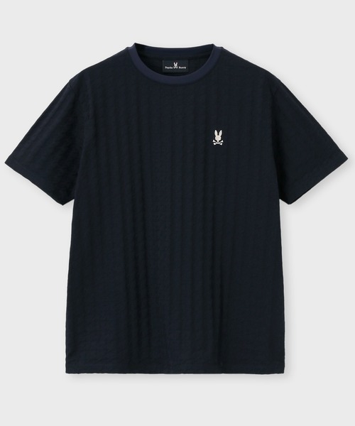 Psycho Bunny（サイコバニー）の「リンクスニット 千鳥格子柄Tシャツ（Tシャツ/カットソー・メンズ・ネイビー/ホワイト・MEDIUM/LARGE/X-LARGE/SMALL）」の10枚目の写真