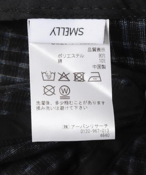 SMELLY(スメリー)の「フロントリボンチェックキャップ(キャップ・レディース・ホワイト/ブラック・-)」の19枚目の写真