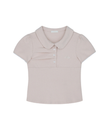 ILLIGO（イリゴ）の「ドットピンタックカラーTシャツピンク（Tシャツ