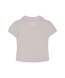 ILLIGO（イリゴ）の「ドットピンタックカラーTシャツピンク（Tシャツ