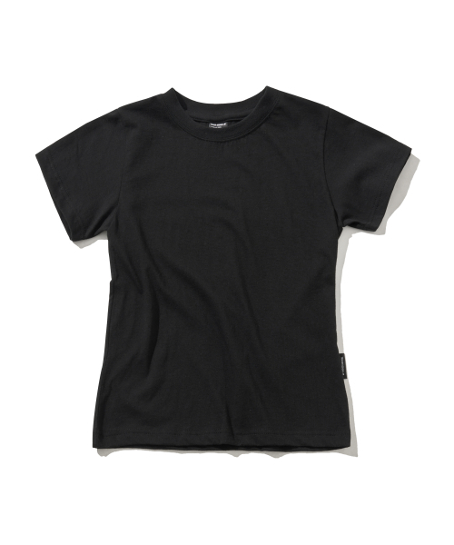 ELIMENO(エリメノ)の「EL ベーシックスリムフィット半袖Tシャツ 2カラー(Tシャツ/カットソー・レディース・ブラック/ホワイト・1/2/3)」の3枚目の写真