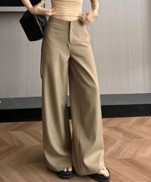 ハイウエストワイドパンツ
