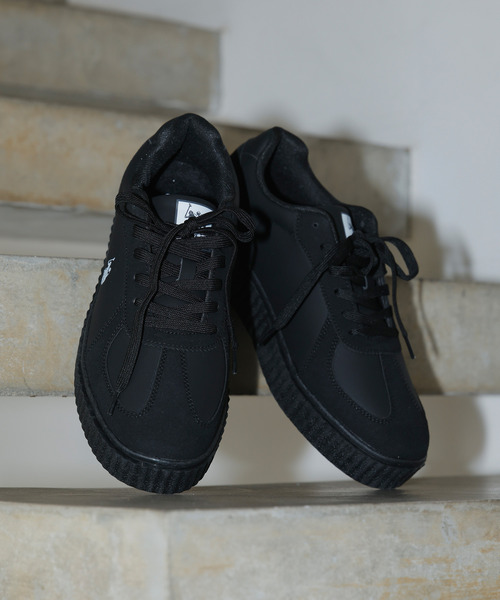U.S. POLO ASSN.(ユーエスポロアッスン)の「『U.S. POLO ASSN/ユーエスポロアッスン』厚底スニーカー(スニーカー・メンズ・ブラック×ホワイト/ホワイト/ブラック・26.5cm/27.5cm/25.5cm)」の2枚目の写真