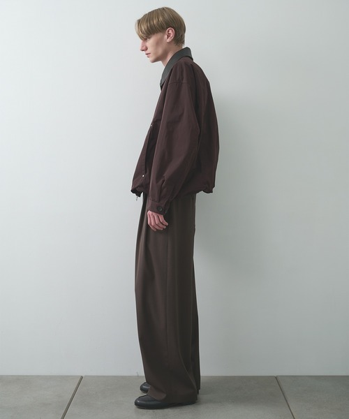 STUDIOUS(ステュディオス)の「【STUDIOUS】Leather collar Balloon Blouson(ブルゾン・メンズ・ブラック/ベージュ/ワイン・2/1)」の15枚目の写真