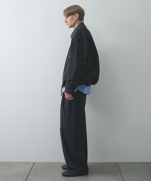 STUDIOUS(ステュディオス)の「【STUDIOUS】Leather collar Balloon Blouson(ブルゾン・メンズ・ブラック/ベージュ/ワイン・2/1)」の7枚目の写真