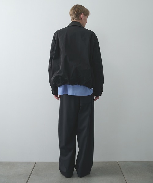 STUDIOUS(ステュディオス)の「【STUDIOUS】Leather collar Balloon Blouson(ブルゾン・メンズ・ブラック/ベージュ/ワイン・2/1)」の8枚目の写真