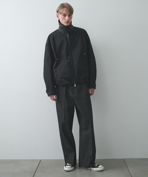 STUDIOUS(ステュディオス)の「【STUDIOUS】Leather collar Balloon Blouson(ブルゾン・メンズ・ブラック/ベージュ/ワイン・2/1)」の5枚目の写真