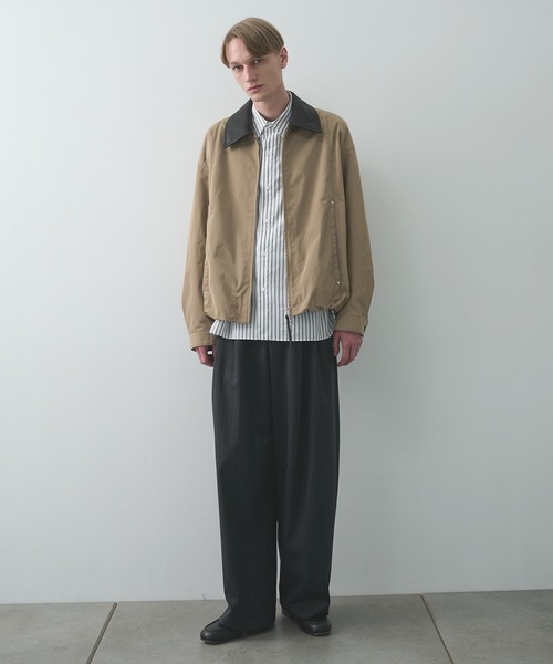 STUDIOUS(ステュディオス)の「【STUDIOUS】Leather collar Balloon Blouson(ブルゾン・メンズ・ブラック/ベージュ/ワイン・2/1)」の9枚目の写真