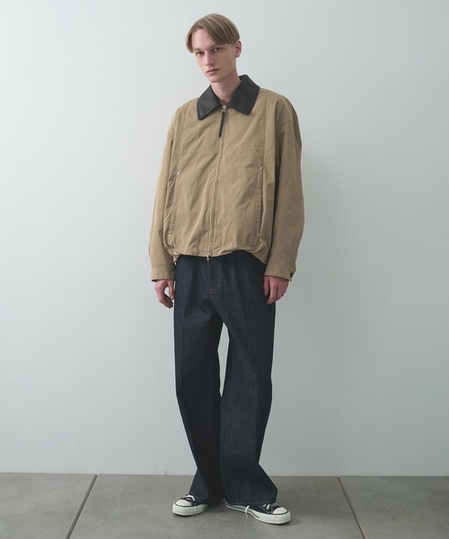 STUDIOUS(ステュディオス)の「【STUDIOUS】Leather collar Balloon Blouson(ブルゾン・メンズ・ブラック/ベージュ/ワイン・2/1)」の10枚目の写真