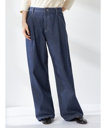 McGREGOR（マックレガー）の「デニムヒッコリーワイドパンツ（デニムパンツ）」