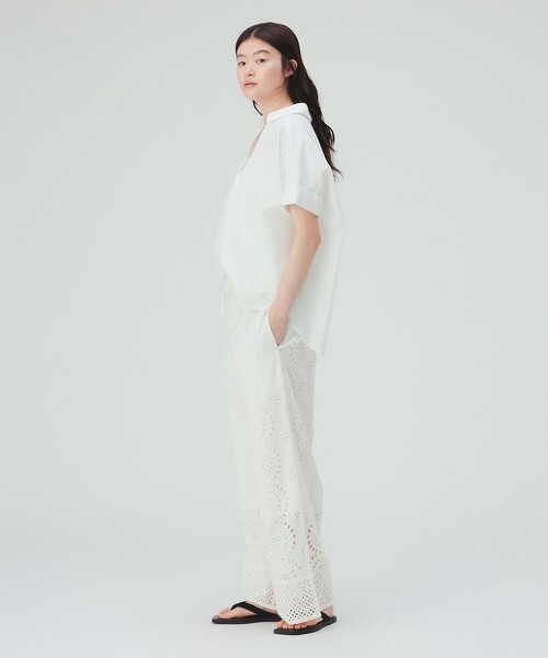 BEAMS HEART(ビームスハート)の「【洗濯可・ウエストゴムで快適】INDIA レースワイド パンツ(その他パンツ・レディース・オフホワイト/ブラック/ブラウン・FREE)」の16枚目の写真