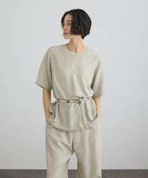 [26SS]GENTLE SILK ハーフスリーブプルオーバー