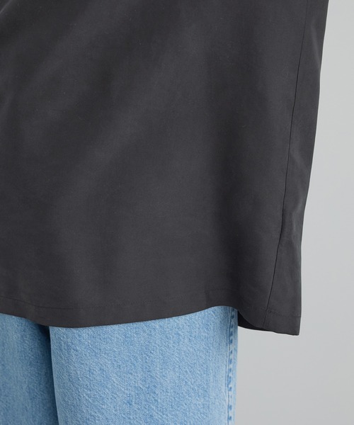 SALON adam et rope'（サロン アダム エ ロペ）の「[26SS]GENTLE SILK ハーフスリーブプルオーバー（Tシャツ/カットソー・レディース・ベージュ系その他/ブラック・FREE）」の17枚目の写真