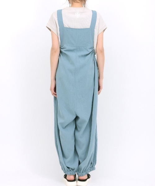 チチカカ（チチカカ）の「Orale! サルエル風サロペットパンツ（サロペット/オーバーオール・レディース・ブラック/カーキ/ライトブルー・FREE）」の5枚目の写真