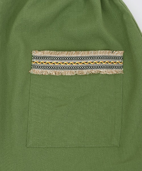 チチカカ（チチカカ）の「Orale! サルエル風サロペットパンツ（サロペット/オーバーオール・レディース・ブラック/カーキ/ライトブルー・FREE）」の16枚目の写真