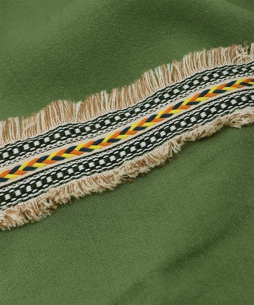 チチカカ（チチカカ）の「Orale! サルエル風サロペットパンツ（サロペット/オーバーオール・レディース・ブラック/カーキ/ライトブルー・FREE）」の14枚目の写真