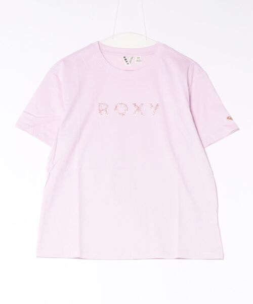 ROXY（ロキシー）の「ROXY ウィメンズ WILDSIDE PAISLEY Tシャツ 【2026年春夏モデル】（Tシャツ/カットソー・レディース・ナチュラル/ブラック/パープル・MEDIUM/LARGE）」の3枚目の写真