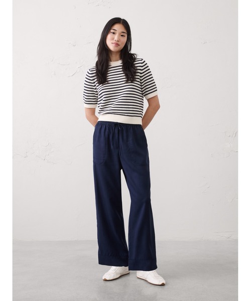 BANANA REPUBLIC FACTORY STORE(バナナリパブリック ファクトリーストア)の「BANANA REPUBLIC FACTORY STORE 日本限定 テンセル イージー ストレートパンツ(その他パンツ・レディース・グレー/ネイビー/ブラック/ベージュ・M/S/L/XS)」の10枚目の写真