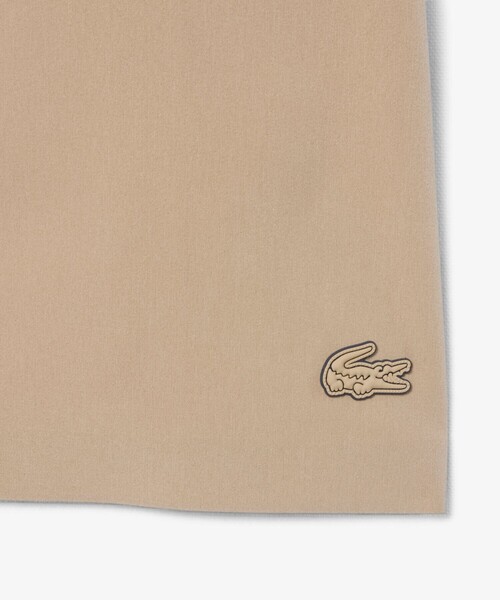 LACOSTE（ラコステ）の「撥水 オーバーサイズ ストレッチオープンカラーポプリンシャツ（シャツ/ブラウス・メンズ・ダークアッシュ/ベージュ・38/39/41/40）」の8枚目の写真