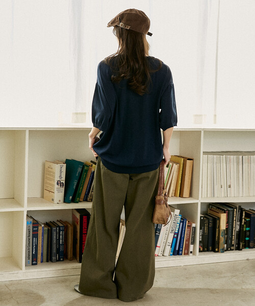 U.S. POLO ASSN.(ユーエスポロアッスン)の「U.S. POLO ASSN. × PUBLUX/ユーエスポロアッスン <接触冷感>別注 クルーネック サマーニット カーディガン 限定展開(カーディガン/ボレロ・メンズ・ブラック/チャコールグレー/グレー/ネイビー/ブラウン・LARGE/MEDIUM/SMALL)」の16枚目の写真