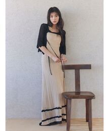 LAGUNAMOON | ノースリレースニットワンピース(ワンピース)