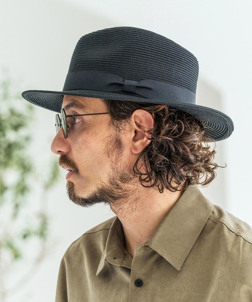 mko13502-Washable Braid Hat ブレードハット(NF-261-BO014)（ハット