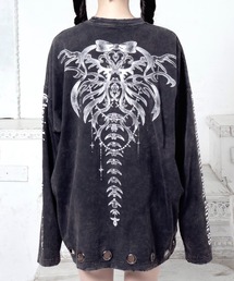 mine by LAFARY（マインバイラファリー）の「ハトメロングTシャツ（Tシャツ/カットソー）」