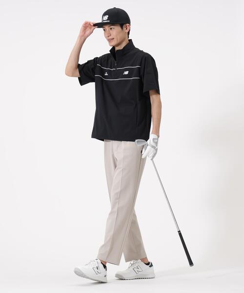 New Balance Golf（ニューバランスゴルフ）の「【new balance golf】ハーフスリーブ スタンドジップ プルオーバー (MENS)（スウェット・メンズ・ブラック/グレー系その他/カーキ・MEDIUM/X-LARGE/XX-LARGE/LARGE）」の5枚目の写真