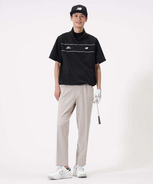New Balance Golf（ニューバランスゴルフ）の「【new balance golf】ハーフスリーブ スタンドジップ プルオーバー (MENS)（スウェット・メンズ・ブラック/グレー系その他/カーキ・MEDIUM/X-LARGE/XX-LARGE/LARGE）」の6枚目の写真