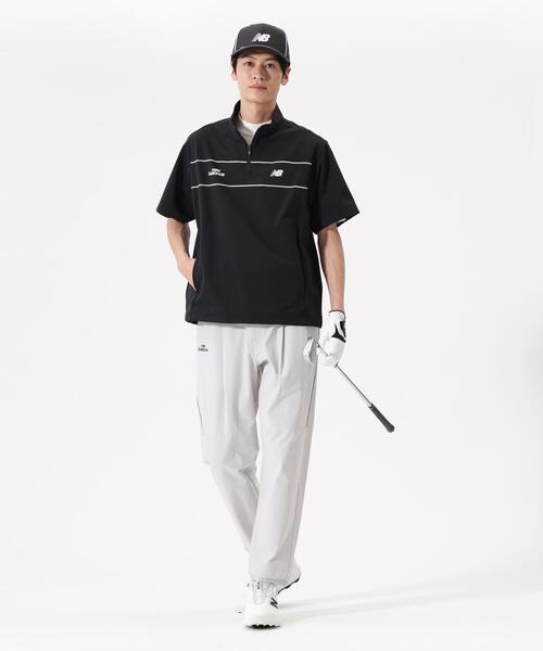 New Balance Golf（ニューバランスゴルフ）の「【new balance golf】ハーフスリーブ スタンドジップ プルオーバー (MENS)（スウェット・メンズ・ブラック/グレー系その他/カーキ・MEDIUM/X-LARGE/XX-LARGE/LARGE）」の7枚目の写真