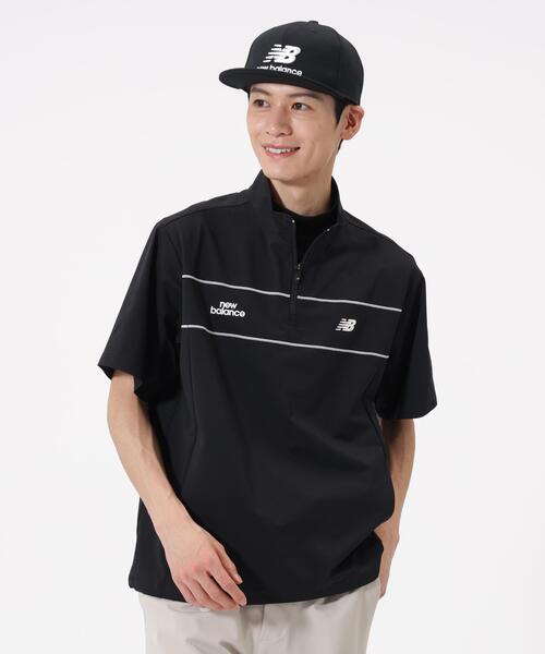 New Balance Golf（ニューバランスゴルフ）の「【new balance golf】ハーフスリーブ スタンドジップ プルオーバー (MENS)（スウェット・メンズ・ブラック/グレー系その他/カーキ・MEDIUM/X-LARGE/XX-LARGE/LARGE）」の8枚目の写真