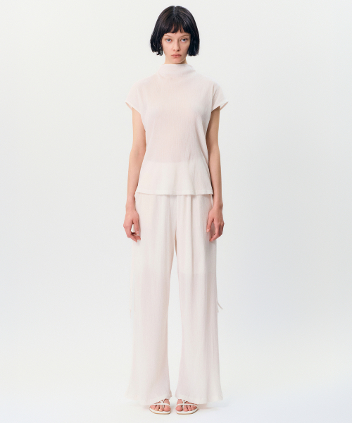MAYVERU（メイバーユー）の「masi pleats pants _ Ivory（その他パンツ・レディース・その他・FREE）」の2枚目の写真