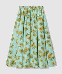 LOULOU WILLOUGHBY | WEB 一部店舗限定【LOULOU WILLOUGHBY】サンフラワープリントギャザースカート(スカート)
