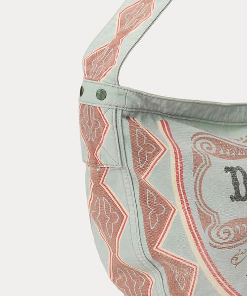 RRL（ダブル アール エル）の「キャンバス ニュースボーイ バッグ（ショルダーバッグ・メンズ・ブルー・ONE）」の7枚目の写真