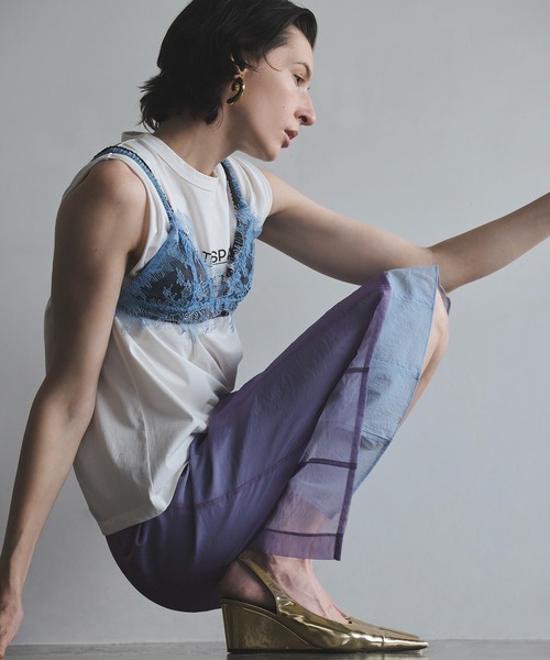 Sheer Layered Color Skirt/シアーレイヤードカラースカート（スカート