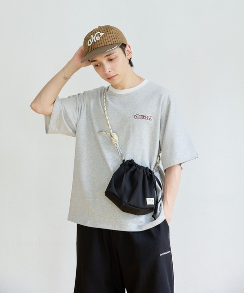 kaoyorinakami(カオヨリナカミ)の「kaoisgood border tee / カオイズグッドボーダーTシャツ(Tシャツ/カットソー・メンズ・ネイビー/グレー・SMALL/MEDIUM/LARGE/X-LARGE)」の12枚目の写真