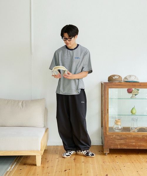 kaoyorinakami(カオヨリナカミ)の「kaoisgood border tee / カオイズグッドボーダーTシャツ(Tシャツ/カットソー・メンズ・ネイビー/グレー・SMALL/MEDIUM/LARGE/X-LARGE)」の19枚目の写真