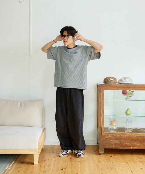 kaoyorinakami(カオヨリナカミ)の「kaoisgood border tee / カオイズグッドボーダーTシャツ(Tシャツ/カットソー・メンズ・ネイビー/グレー・SMALL/MEDIUM/LARGE/X-LARGE)」の20枚目の写真